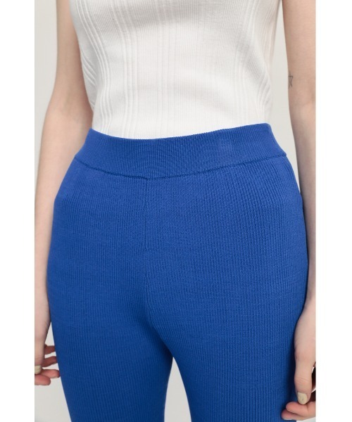 SLY（スライ）の「WASHABLE FLARE PT ウォッシャブル フレア パンツ（スラックス・レディース・アイボリー/ブラック/ブルー・2/1）」の19枚目の写真