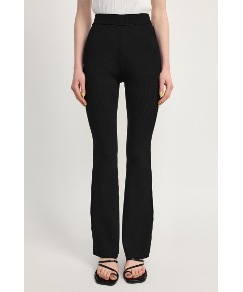 SLY（スライ）の「WASHABLE FLARE PT ウォッシャブル フレア パンツ（スラックス・レディース・アイボリー/ブラック/ブルー・2/1）」の11枚目の写真