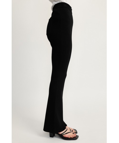 SLY（スライ）の「WASHABLE FLARE PT ウォッシャブル フレア パンツ（スラックス・レディース・アイボリー/ブラック/ブルー・2/1）」の12枚目の写真