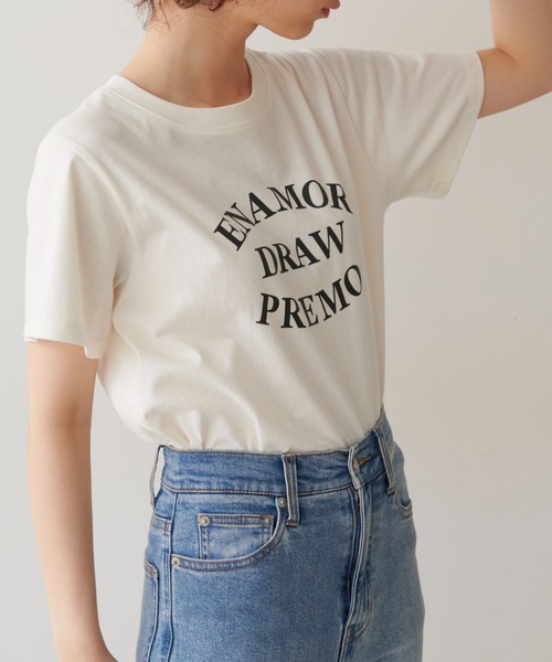 FREE'S MART（フリーズマート）の「◇カラーロゴプリントＴシャツ（Tシャツ/カットソー・レディース・ホワイト/ブラック/ライトグリーン・FREE）」の10枚目の写真