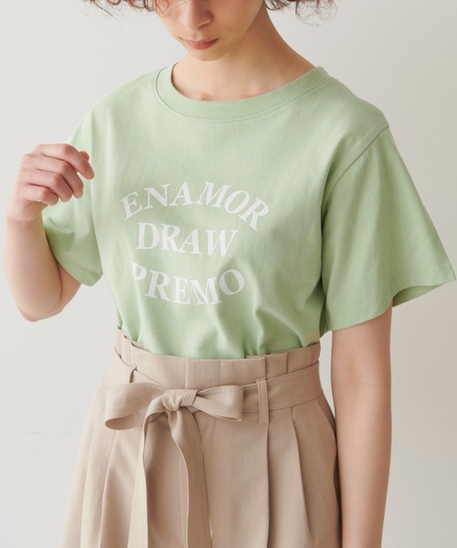 FREE'S MART（フリーズマート）の「◇カラーロゴプリントＴシャツ（Tシャツ/カットソー・レディース・ホワイト/ブラック/ライトグリーン・FREE）」の22枚目の写真