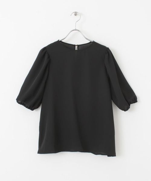 『WEB限定』ウォッシャブルパフスリーブブラウス