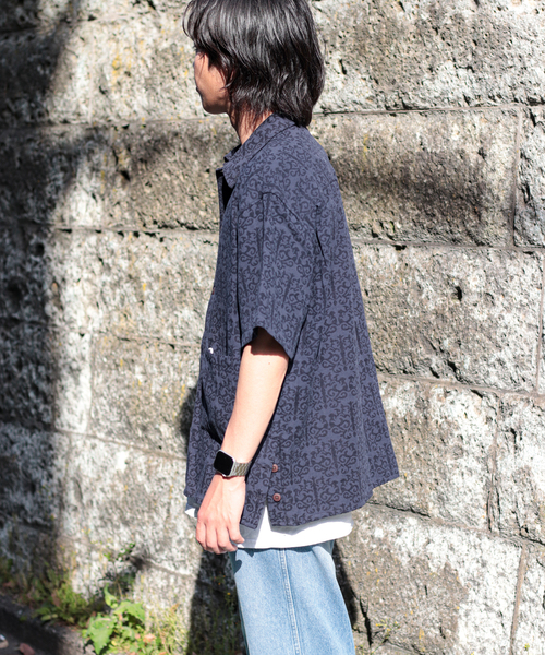 JOURNAL STANDARD(ジャーナルスタンダード)の「ジャガード CPOシャツ(シャツ/ブラウス・メンズ・ブラック/ネイビー/グリーン・MEDIUM/LARGE)」の19枚目の写真