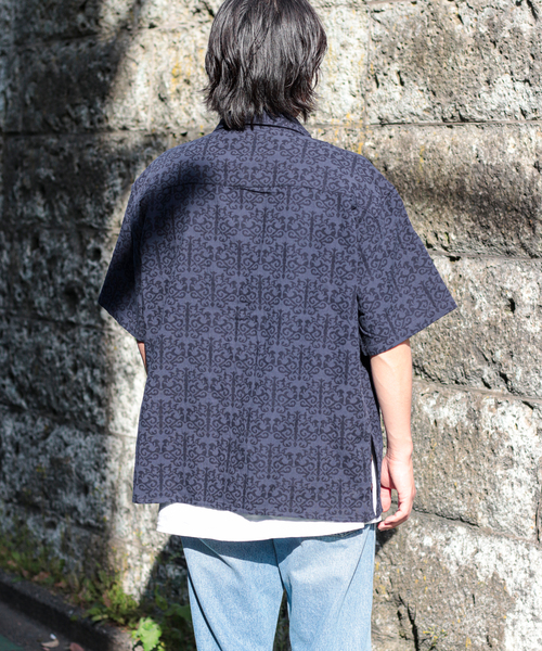JOURNAL STANDARD(ジャーナルスタンダード)の「ジャガード CPOシャツ(シャツ/ブラウス・メンズ・ブラック/ネイビー/グリーン・MEDIUM/LARGE)」の20枚目の写真