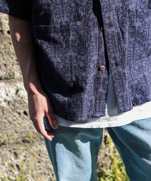 JOURNAL STANDARD(ジャーナルスタンダード)の「ジャガード CPOシャツ(シャツ/ブラウス・メンズ・ブラック/ネイビー/グリーン・MEDIUM/LARGE)」の21枚目の写真