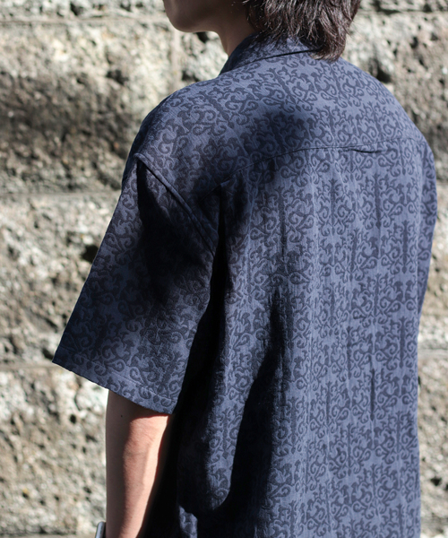 JOURNAL STANDARD(ジャーナルスタンダード)の「ジャガード CPOシャツ(シャツ/ブラウス・メンズ・ブラック/ネイビー/グリーン・MEDIUM/LARGE)」の22枚目の写真