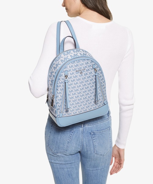 michael kors gingham backpack