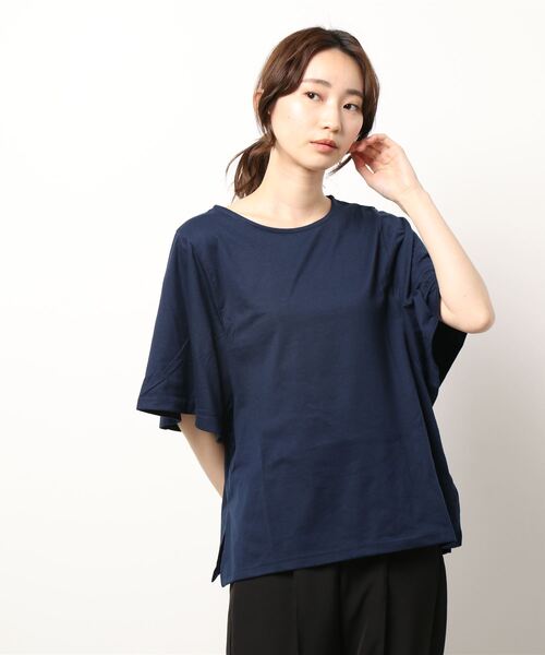 KOBE LETTUCE(コウベレタス)の「ウイングスリーブプルオーバー(Tシャツ/カットソー・レディース・ネイビー/ベージュ/ブラック/ホワイト/ライトグリーン・FREE)」の17枚目の写真