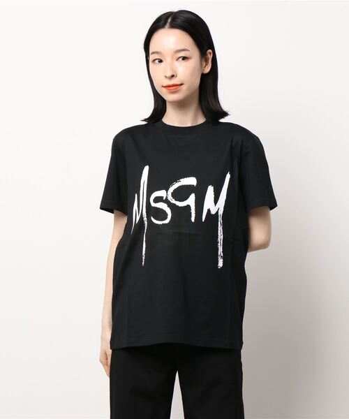 セール トップス Msgm Lab Tee Tシャツ カットソー Activewear エムエスジーエムアクティブウェア のファッション Activewear エムエスジーエムアクティブウェア のtシャツ カットソー Msgm Msgm 通販割引品の