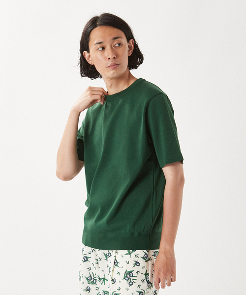 EDIFICE SELECT（エディフィスセレクト）の「ウォッシャブル サマーニット Tシャツ（ニット/セーター・メンズ・ネイビー/グリーン/マスタード/その他4/その他6・MEDIUM/LARGE）」の13枚目の写真