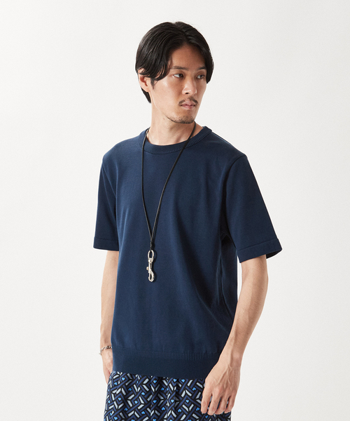 EDIFICE SELECT（エディフィスセレクト）の「ウォッシャブル サマーニット Tシャツ（ニット/セーター・メンズ・ネイビー/グリーン/マスタード/その他4/その他6・MEDIUM/LARGE）」の17枚目の写真