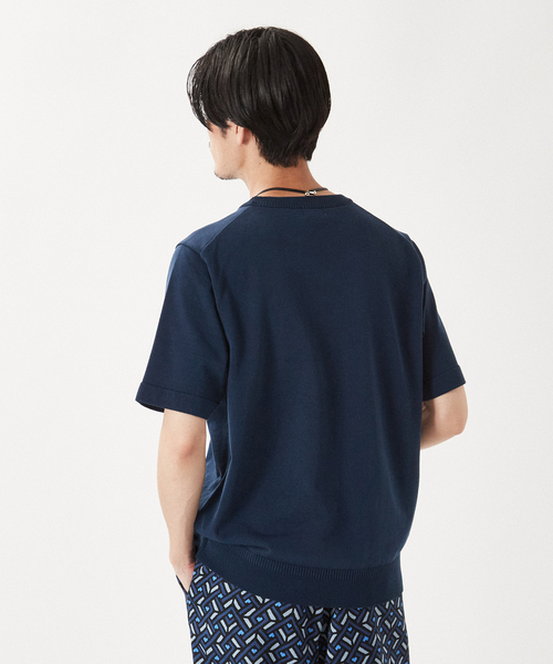 EDIFICE SELECT（エディフィスセレクト）の「ウォッシャブル サマーニット Tシャツ（ニット/セーター・メンズ・ネイビー/グリーン/マスタード/その他4/その他6・MEDIUM/LARGE）」の21枚目の写真