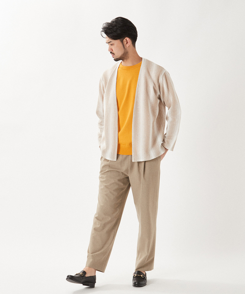 EDIFICE SELECT（エディフィスセレクト）の「ウォッシャブル サマーニット Tシャツ（ニット/セーター・メンズ・ネイビー/グリーン/マスタード/その他4/その他6・MEDIUM/LARGE）」の22枚目の写真