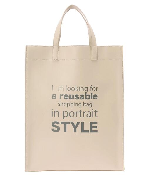 AMERICAN HOLIC（アメリカンホリック）の「プリントショッパーバッグ（トートバッグ・レディース・アイボリー/ピンク・FREE）」の18枚目の写真