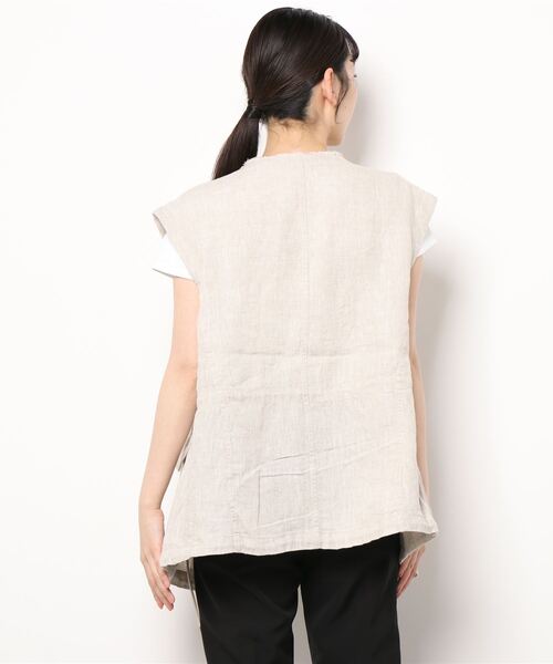 cepo（セポ）の「リネンミリタリーベスト（ベスト）」 - WEAR