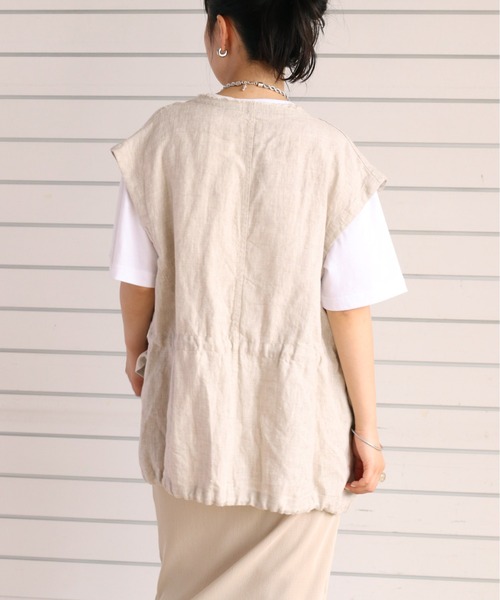 cepo（セポ）の「リネンミリタリーベスト（ベスト）」 - WEAR
