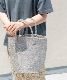 URBAN RESEARCH DOORS | アフリカンスクエア　プラスチックサイザルバッグ(トートバッグ)