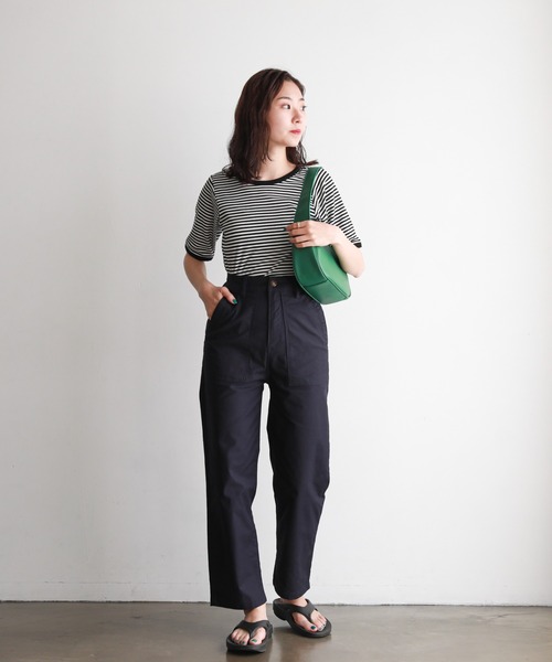 feepur(フェピュール)の「ワンハンドルバッグ(ハンドバッグ・レディース・アイボリー/ブラック/グリーン・FREE)」の10枚目の写真