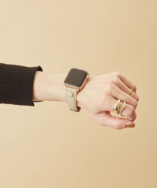 HASHIBAMI(ハシバミ)の「【HASHIBAMI】サンドグラス アップルウォッチバンド S (38/40/41mm用) Apple Watch Band(デジタル腕時計・レディース・モスグリーン/ナチュラル/グレイッシュベージュ/ブルーパープル・FREE)」の8枚目の写真
