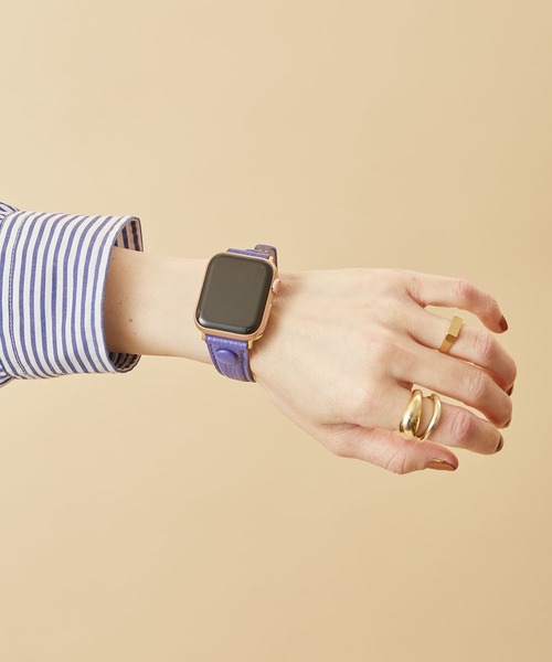 HASHIBAMI(ハシバミ)の「【HASHIBAMI】サンドグラス アップルウォッチバンド S (38/40/41mm用) Apple Watch Band(デジタル腕時計・レディース・モスグリーン/ナチュラル/グレイッシュベージュ/ブルーパープル・FREE)」の12枚目の写真