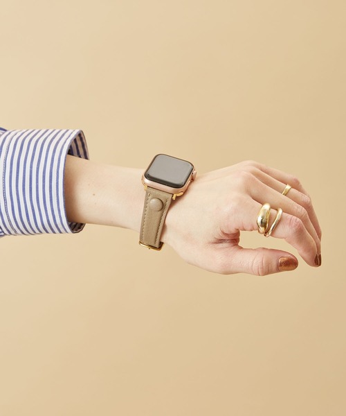HASHIBAMI(ハシバミ)の「【HASHIBAMI】サンドグラス アップルウォッチバンド S (38/40/41mm用) Apple Watch Band(デジタル腕時計・レディース・モスグリーン/ナチュラル/グレイッシュベージュ/ブルーパープル・FREE)」の16枚目の写真