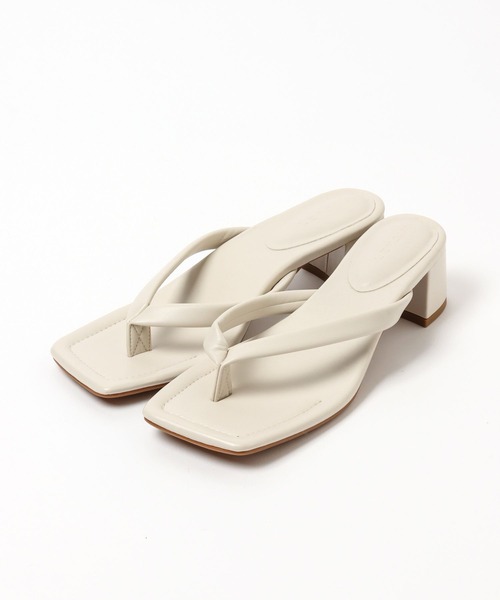 LEPSIM（レプシィム）の「ヒールトングサンダル　344214（サンダル・レディース・ブラック/アイボリー・LARGE/MEDIUM）」の14枚目の写真