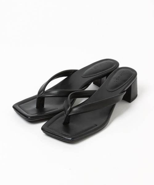 LEPSIM（レプシィム）の「ヒールトングサンダル　344214（サンダル・レディース・ブラック/アイボリー・LARGE/MEDIUM）」の15枚目の写真