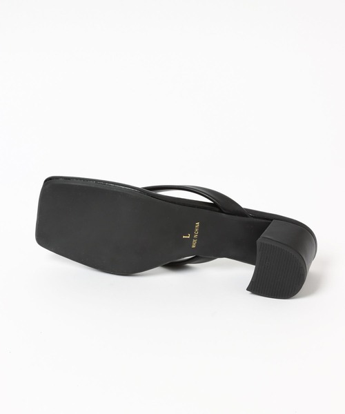 LEPSIM（レプシィム）の「ヒールトングサンダル　344214（サンダル・レディース・ブラック/アイボリー・LARGE/MEDIUM）」の20枚目の写真