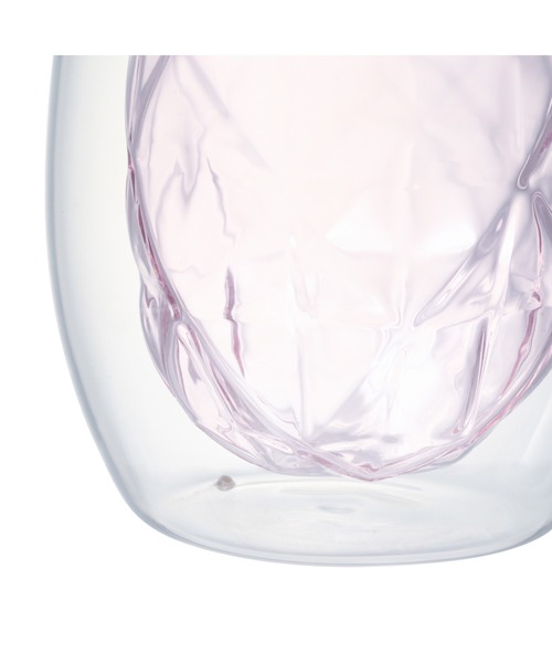 ダイヤ ダブルウォールグラス ピンク（グラス/マグカップ/タンブラー