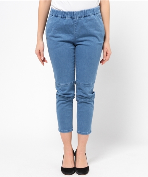 FRAMeWORK(フレームワーク)の「ハイパーストレッチ イージーパンツ。(その他パンツ・レディース・ネイビー/サックスブルー・38/40/36)」の3枚目の写真