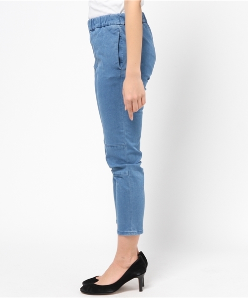 FRAMeWORK(フレームワーク)の「ハイパーストレッチ イージーパンツ。(その他パンツ・レディース・ネイビー/サックスブルー・38/40/36)」の4枚目の写真