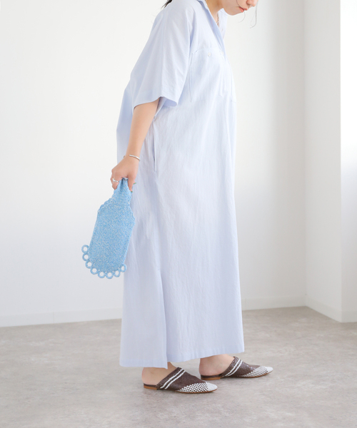 IENA（イエナ）の「【babaco/ババコ】メランジクロシェミニバッグ（ハンドバッグ・レディース・ブラック/ブルー/レッド・FREE）」の18枚目の写真