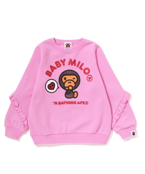 BABY MILO HEART FRILL CREWNECK K