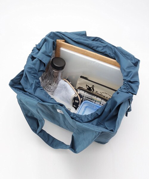 212 KITCHEN STORE（トゥワントゥキッチンストア）の「◆smooth moss ショッピングバスケットバッグ BLUE（エコバッグ/サブバッグ・レディース・その他・00）」の7枚目の写真