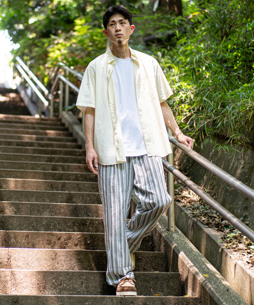 417 EDIFICE(フォーワンセブンエディフィス)の「リネン ストライプ イージー パンツ(その他パンツ・メンズ・その他7/その他10/その他13・MEDIUM/LARGE)」の18枚目の写真