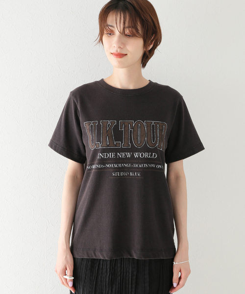 【美品】〈Plage〉カットソー セール】フォルム チュニックTシャツ（Tシャツ/カットソー