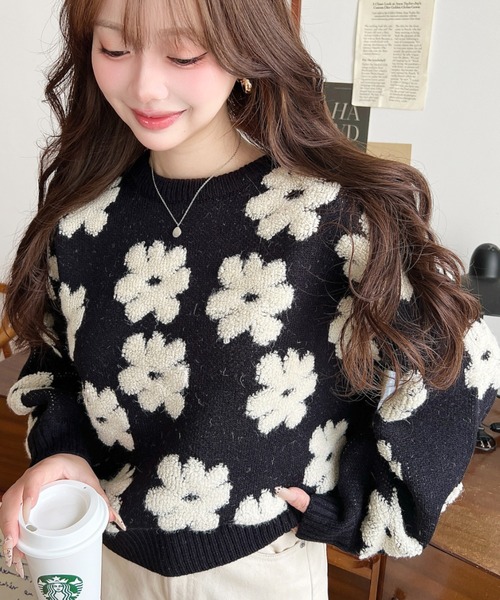 セール】【累計販売枚数1万枚突破！】6G ループヤーン3Dもこもこ