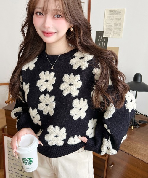 セール】【累計販売枚数1万枚突破！】6G ループヤーン3Dもこもこ