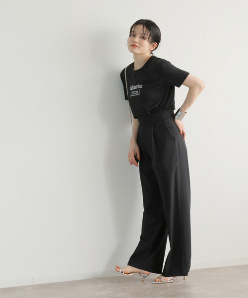 B.C STOCK（ベーセーストック）の「balloonvine ロゴTEE（Tシャツ/カットソー・レディース・ブラック/ホワイト/ブラウン・FREE）」の13枚目の写真