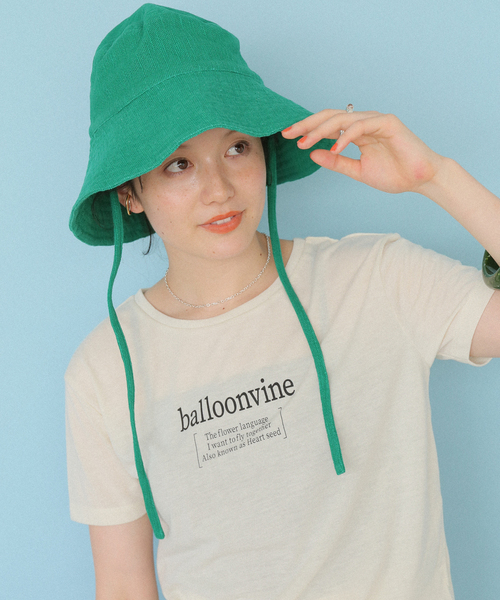 B.C STOCK（ベーセーストック）の「balloonvine ロゴTEE（Tシャツ/カットソー・レディース・ブラック/ホワイト/ブラウン・FREE）」の11枚目の写真