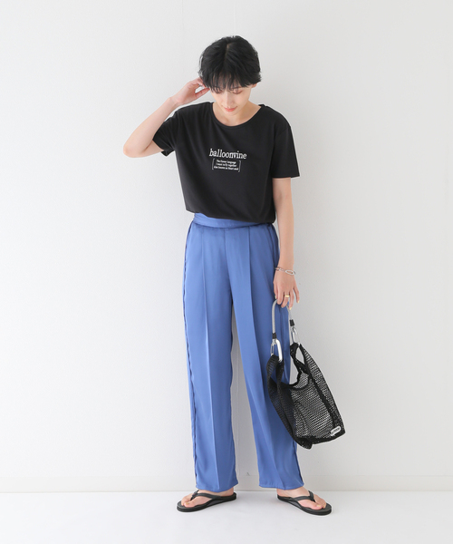 B.C STOCK（ベーセーストック）の「balloonvine ロゴTEE（Tシャツ/カットソー・レディース・ブラック/ホワイト/ブラウン・FREE）」の22枚目の写真