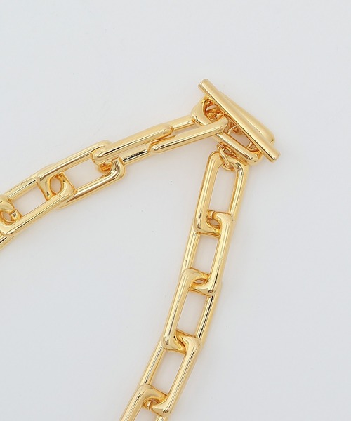 ROPE'（ロペ）の「ビッグチェーンアジャストショートネックレス（ネックレス・レディース・ゴールド/シルバー・FREE）」の5枚目の写真