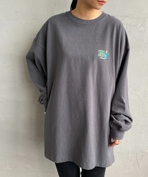 [BEN DAVIS/ベンデイビス] ワンポイントロゴ刺繍ロンT