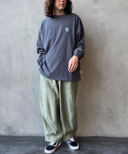 BEN DAVIS（ベンデイビス）の「[BEN DAVIS/ベンデイビス] ワンポイントロゴ刺繍ロンT（Tシャツ/カットソー・レディース・チャコールグレー/ブルー/オフホワイト・M/L）」の19枚目の写真