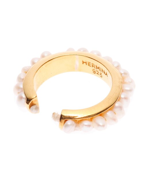 DRESSTERIOR（ドレステリア）の「◆HERMINA ATHENS(ヘルミナアテネ) 淡水パールイヤカフ（イヤリング・レディース・ゴールド・00）」の3枚目の写真