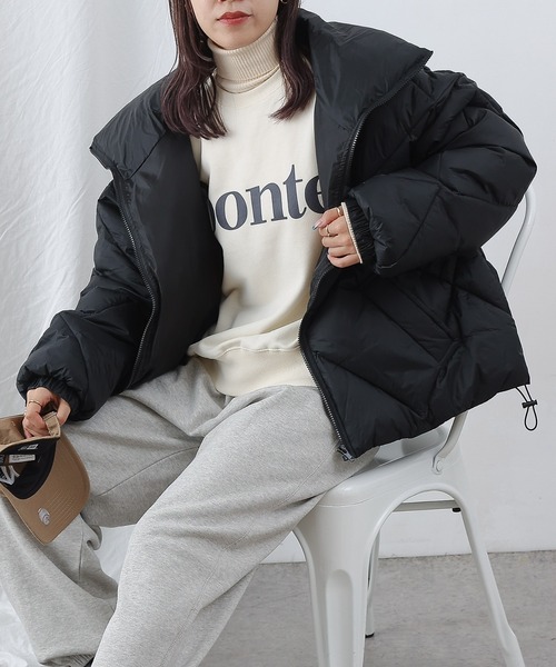 COLONY 2139（コロニートゥーワンスリーナイン）の「ダイヤキルトBIGブルゾン（ブルゾン・レディース・アイボリー/ブラック・FREE）」の12枚目の写真