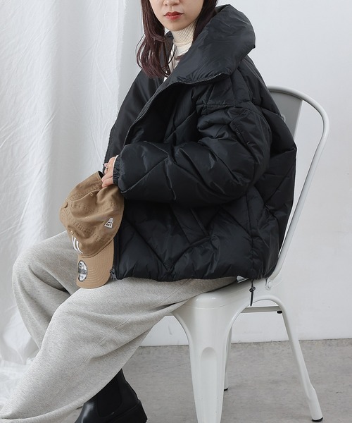 COLONY 2139（コロニートゥーワンスリーナイン）の「ダイヤキルトBIGブルゾン（ブルゾン・レディース・アイボリー/ブラック・FREE）」の14枚目の写真