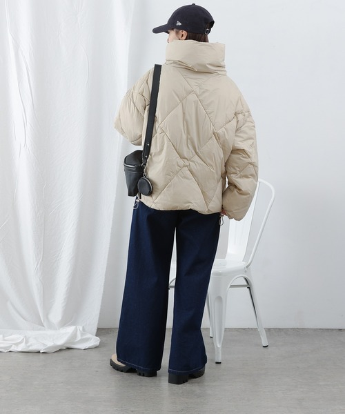 COLONY 2139（コロニートゥーワンスリーナイン）の「ダイヤキルトBIGブルゾン（ブルゾン・レディース・アイボリー/ブラック・FREE）」の9枚目の写真