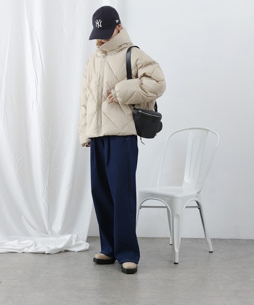 COLONY 2139（コロニートゥーワンスリーナイン）の「ダイヤキルトBIGブルゾン（ブルゾン・レディース・アイボリー/ブラック・FREE）」の11枚目の写真