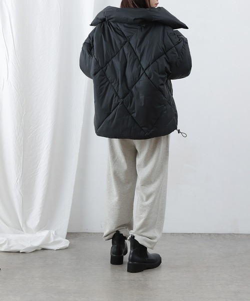 COLONY 2139（コロニートゥーワンスリーナイン）の「ダイヤキルトBIGブルゾン（ブルゾン・レディース・アイボリー/ブラック・FREE）」の20枚目の写真